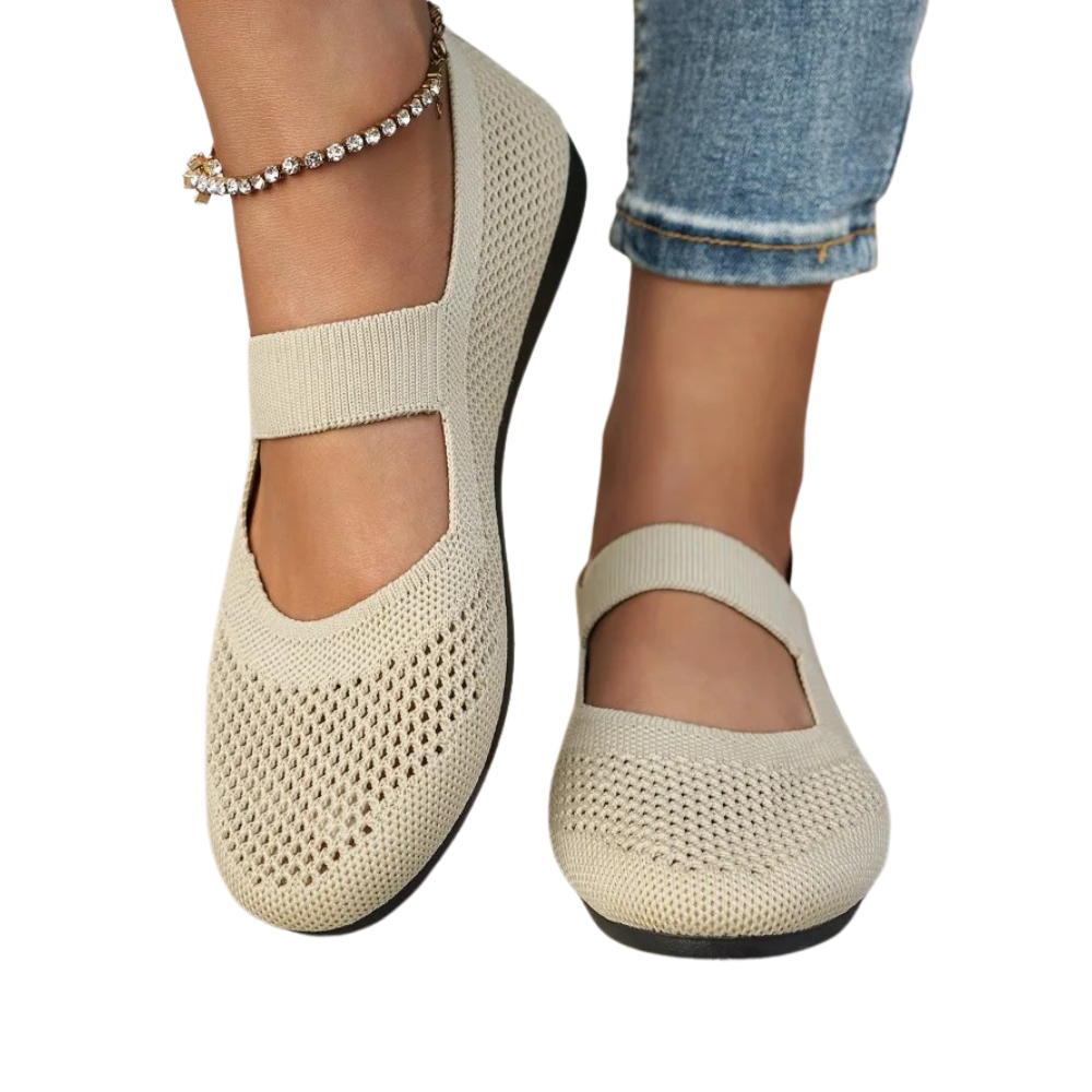 Comfortable shoes with strap for effortless style