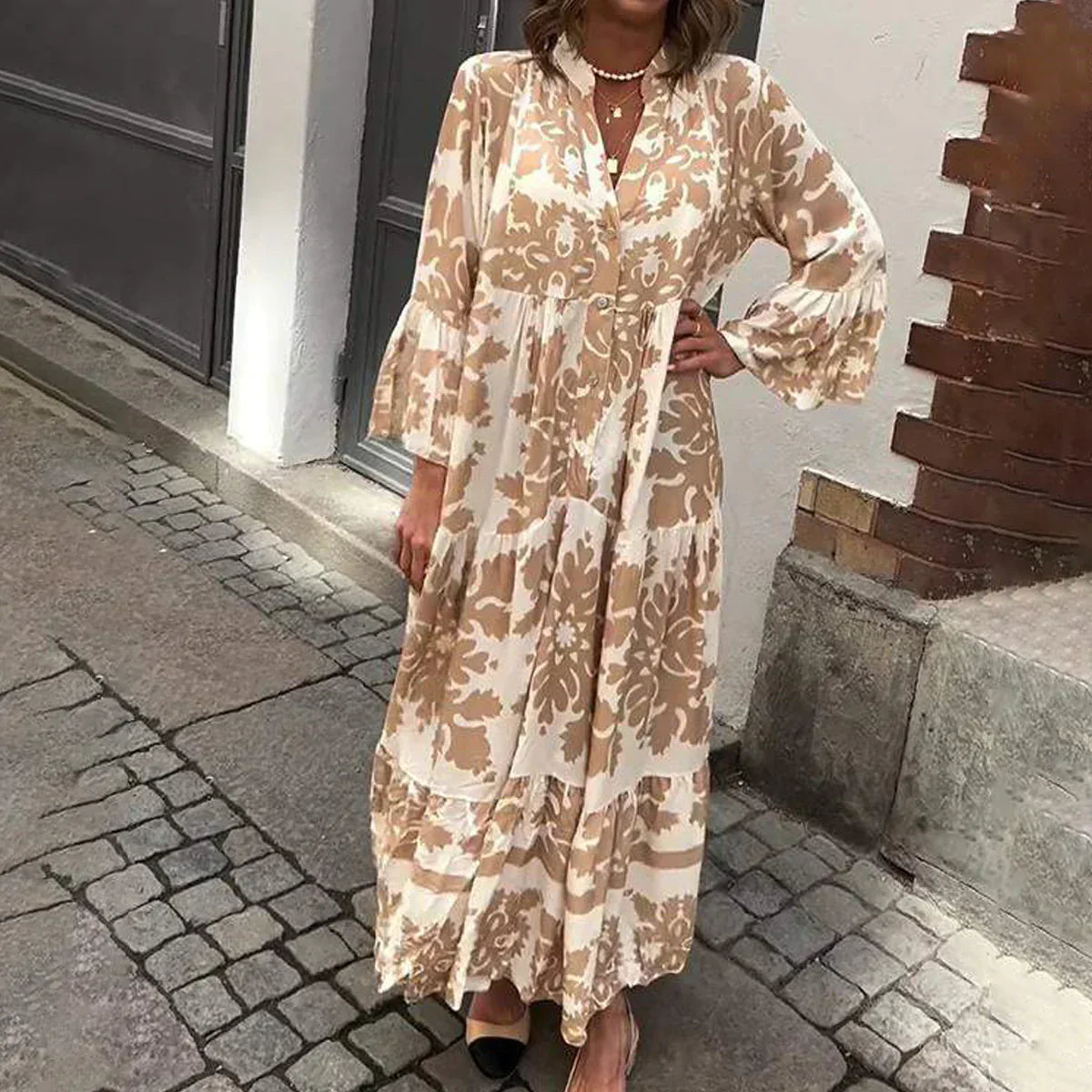 Boho luxe maxi dress for women