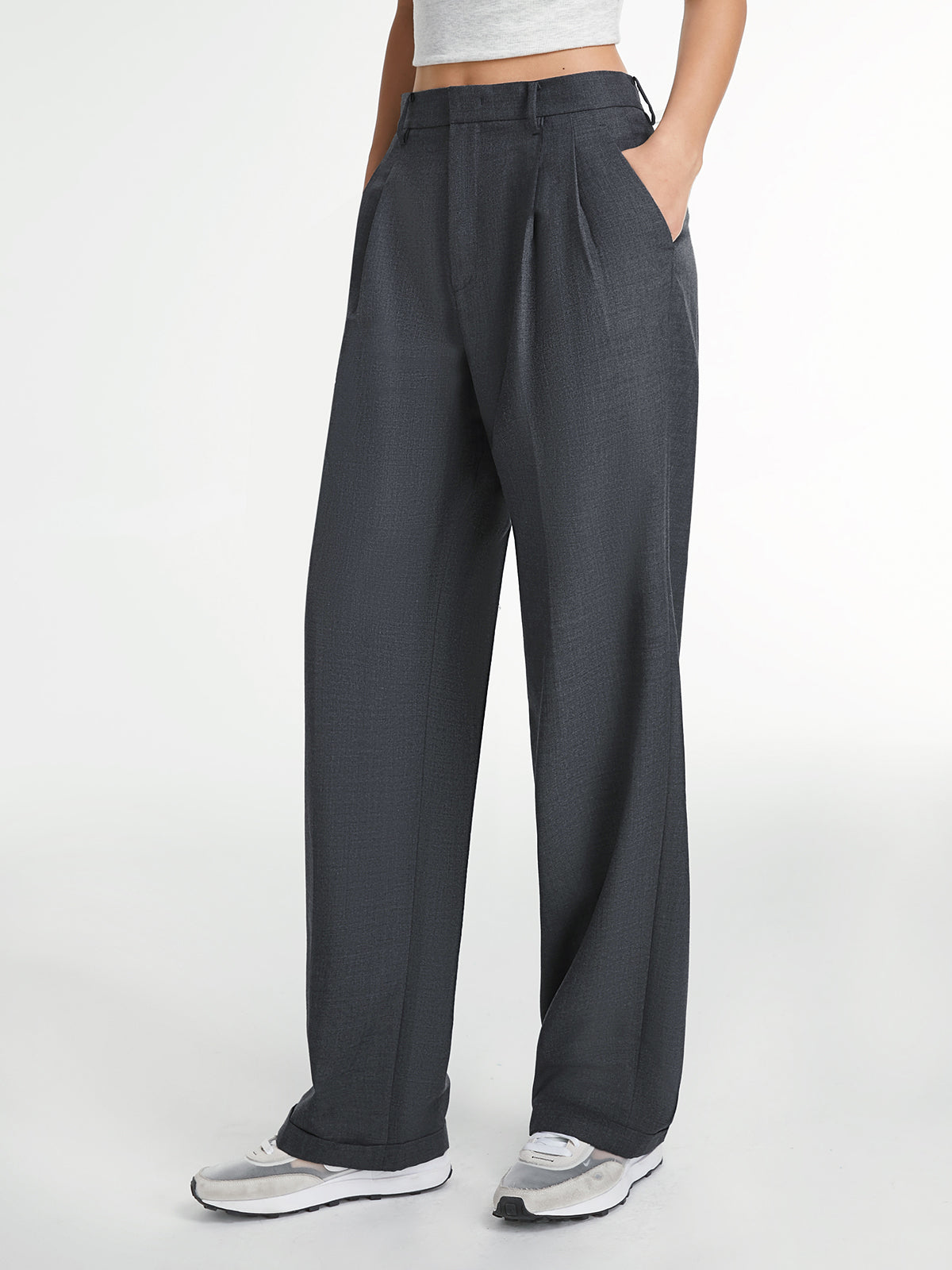 Women's straight-leg dress pants