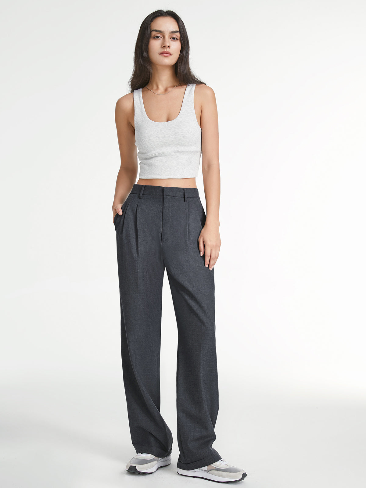 Women's straight-leg dress pants