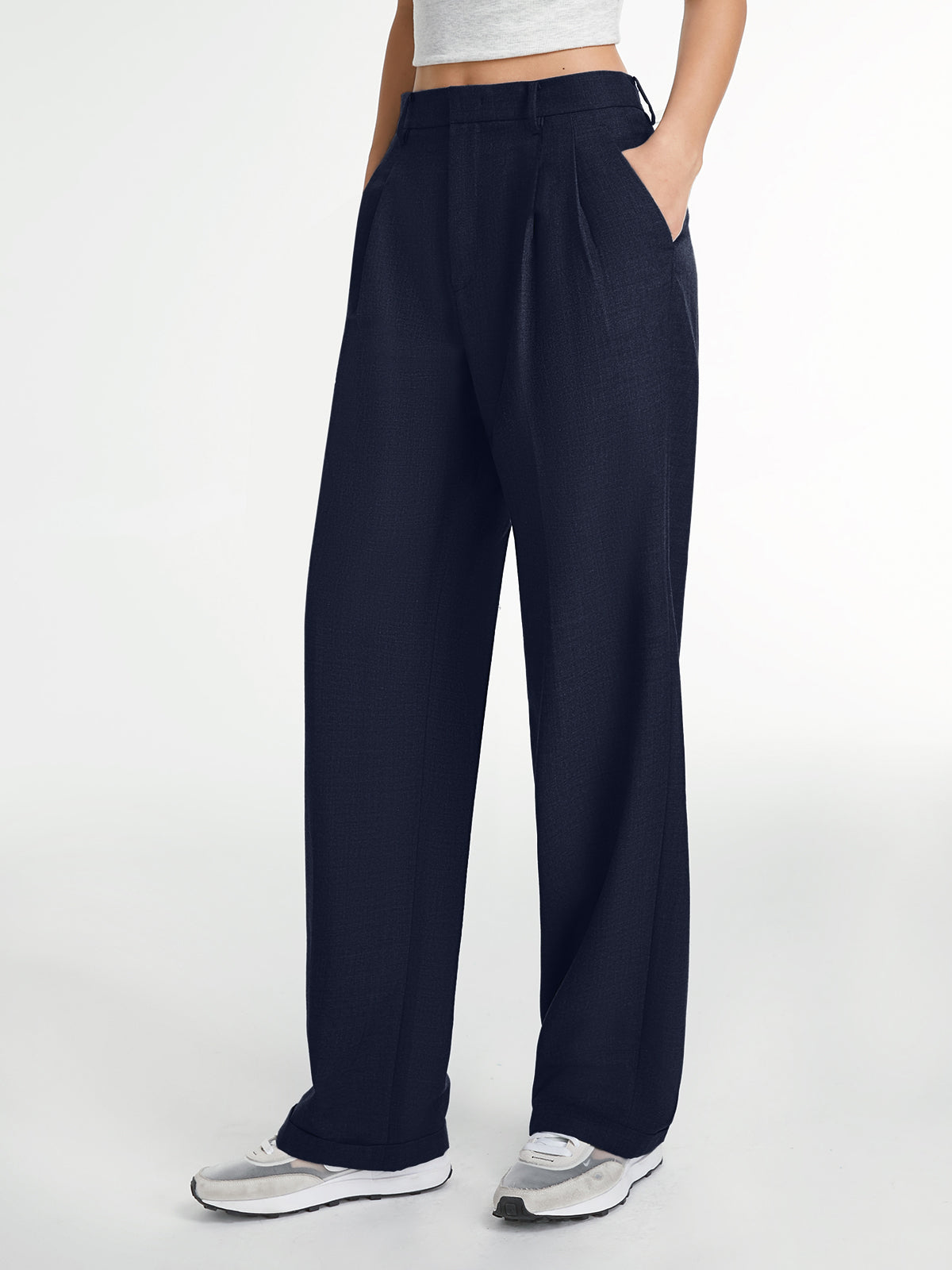 Women's straight-leg dress pants