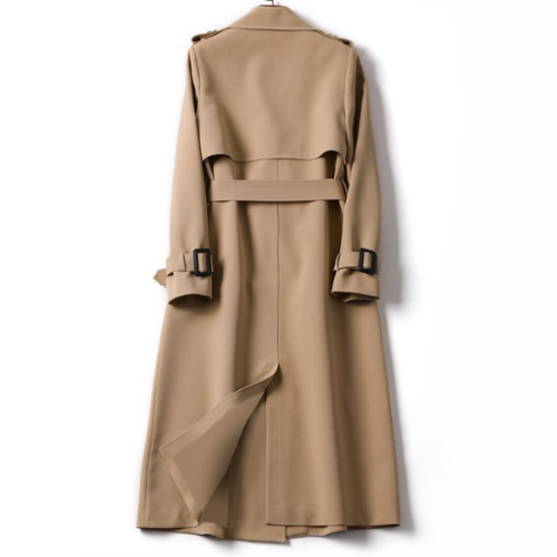 Women's mid-length trench coat