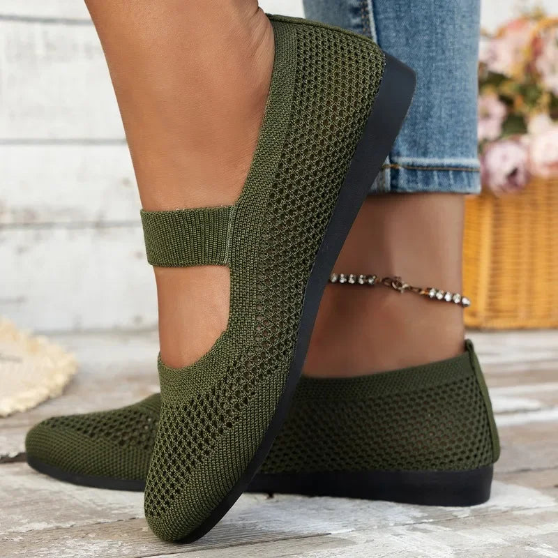 Comfortable shoes with strap for effortless style