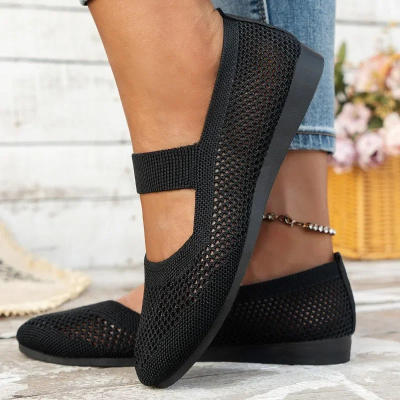 Comfortable shoes with strap for effortless style