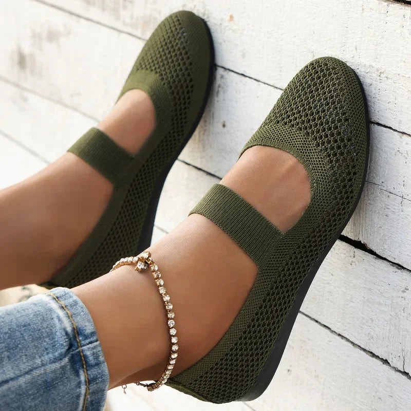 Comfortable shoes with strap for effortless style