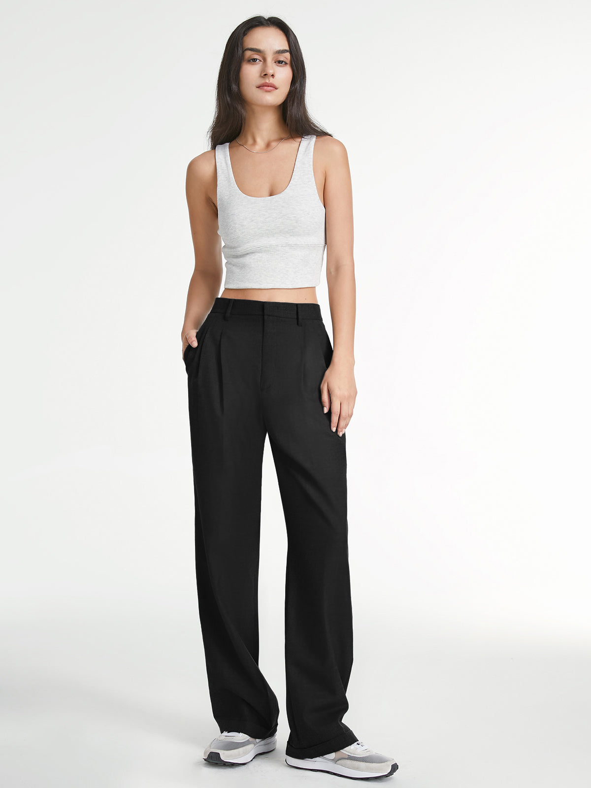 Women's straight-leg dress pants